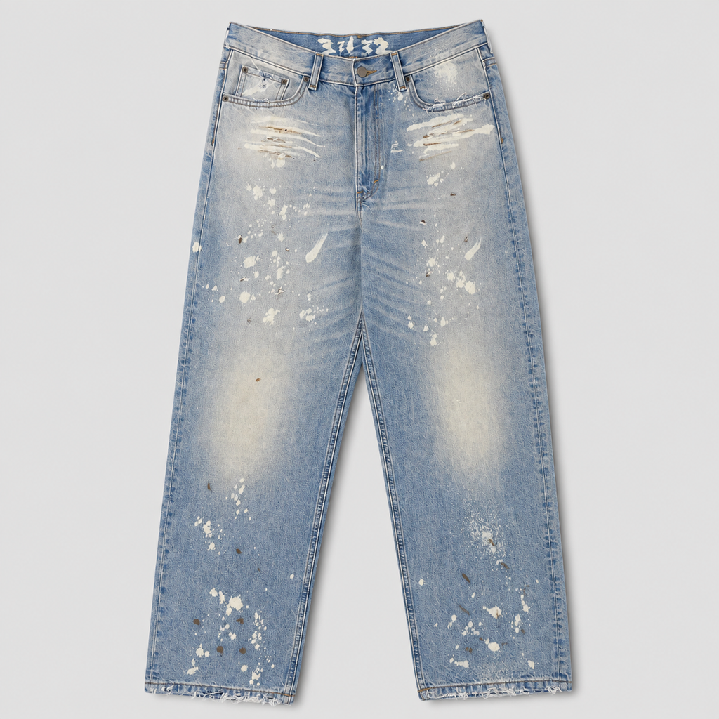 LGHT BLUE CUSTOM DENIM (REGULAR FIT)