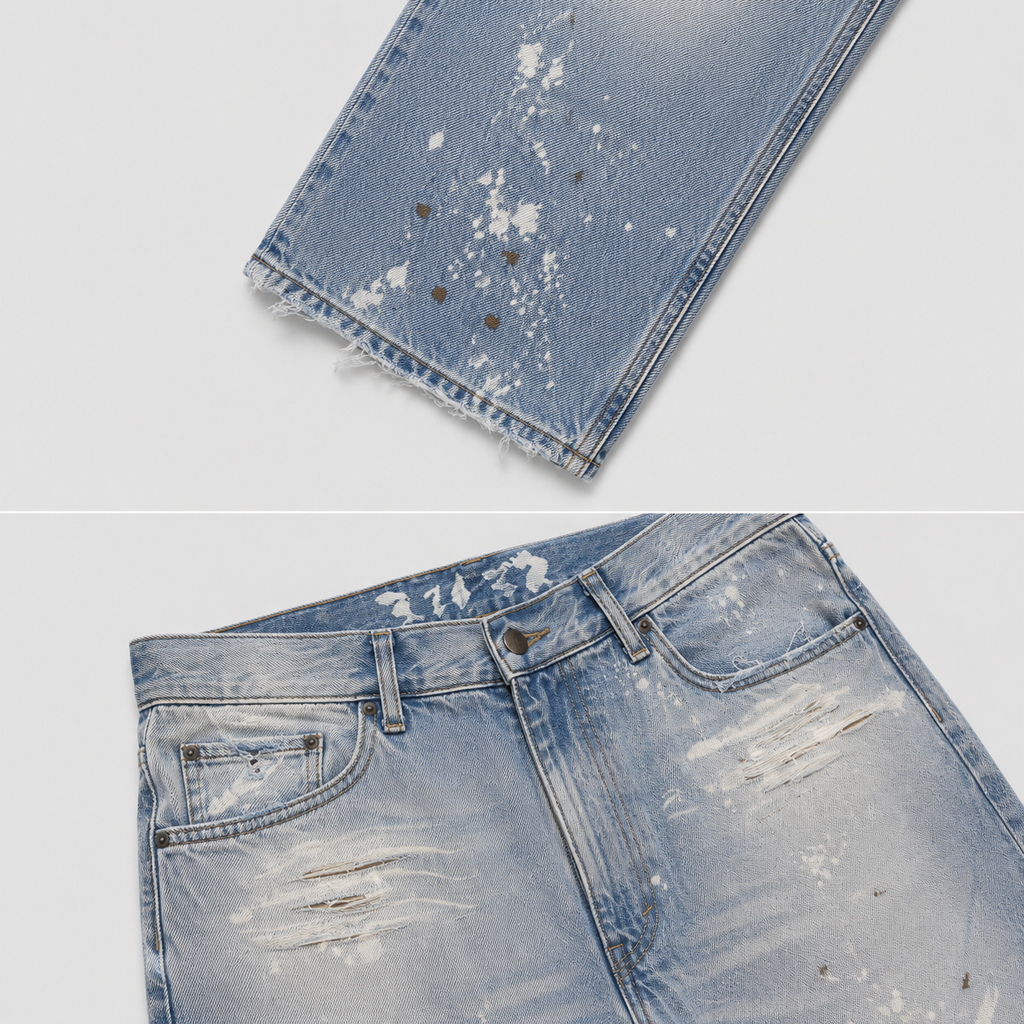 LGHT BLUE CUSTOM DENIM (REGULAR FIT)