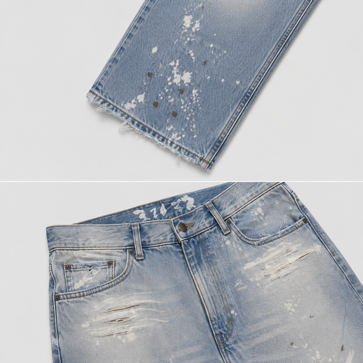 LGHT BLUE CUSTOM DENIM (REGULAR FIT)